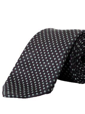 Hugo Boss Men's "Tie 7.5 cm" Multi-Color Geometric Print 100% Silk Tie